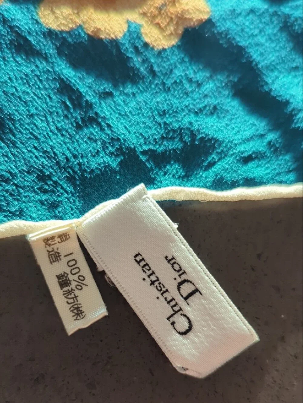 Dior Silk Scarf Vintage